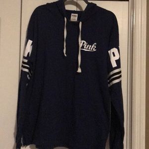 Pink long sleeve with hood